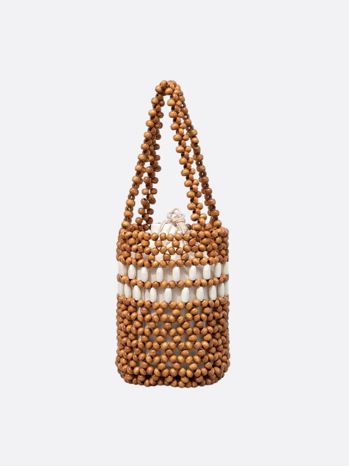sac perle marron clair