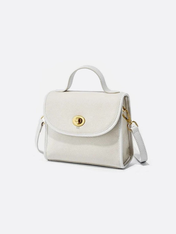 Sac à main femme carré cuir