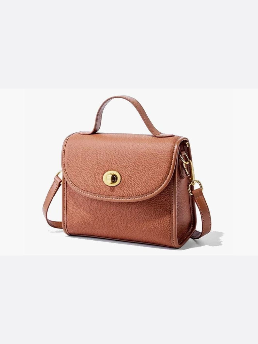 Sac à main carré cuir
