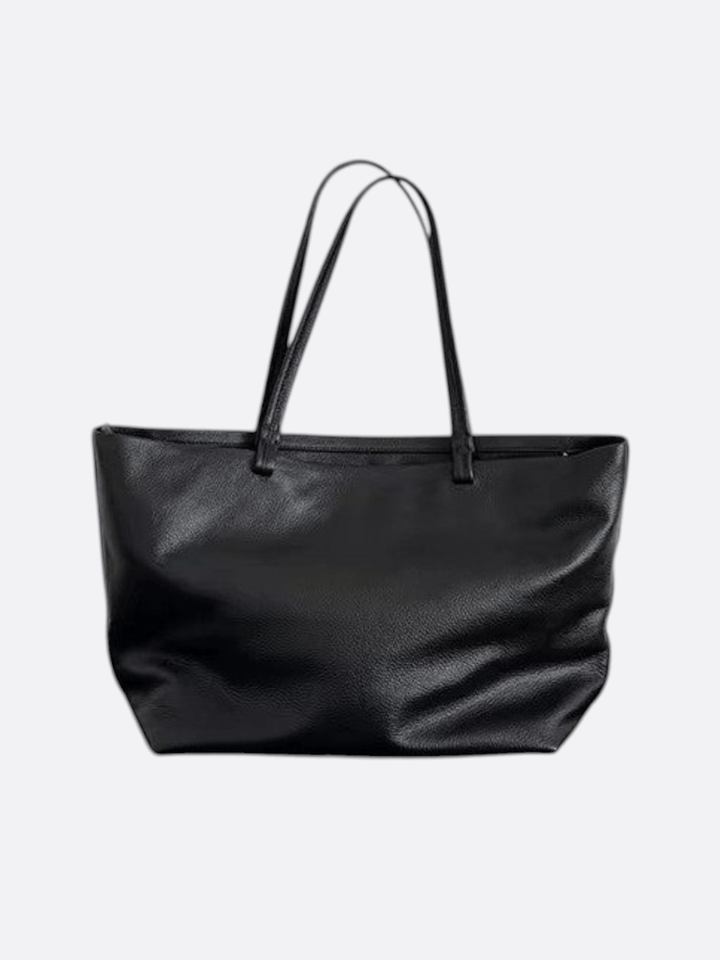 Sac cabas cuir avec fermeture éclair