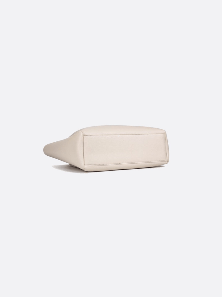 White leather tote bag<br>Aveline
