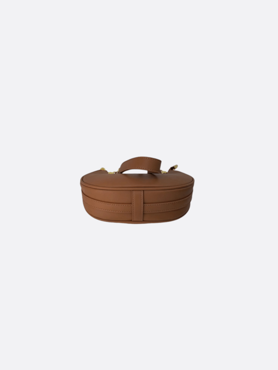 Half-moon leather shoulder bag<br>Oraya