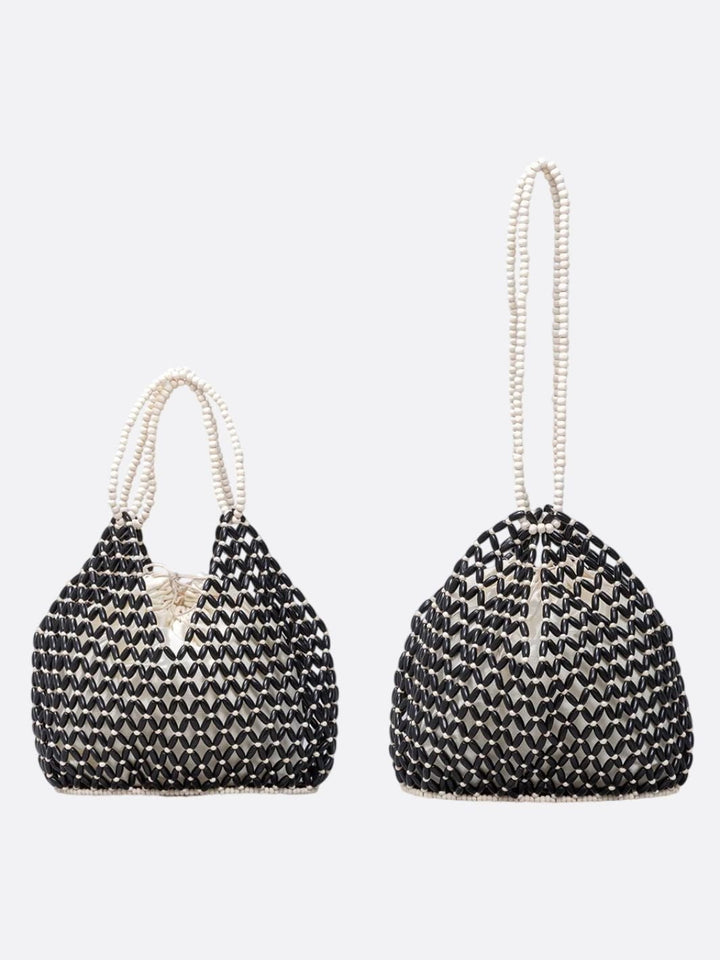 sac perle bois noir