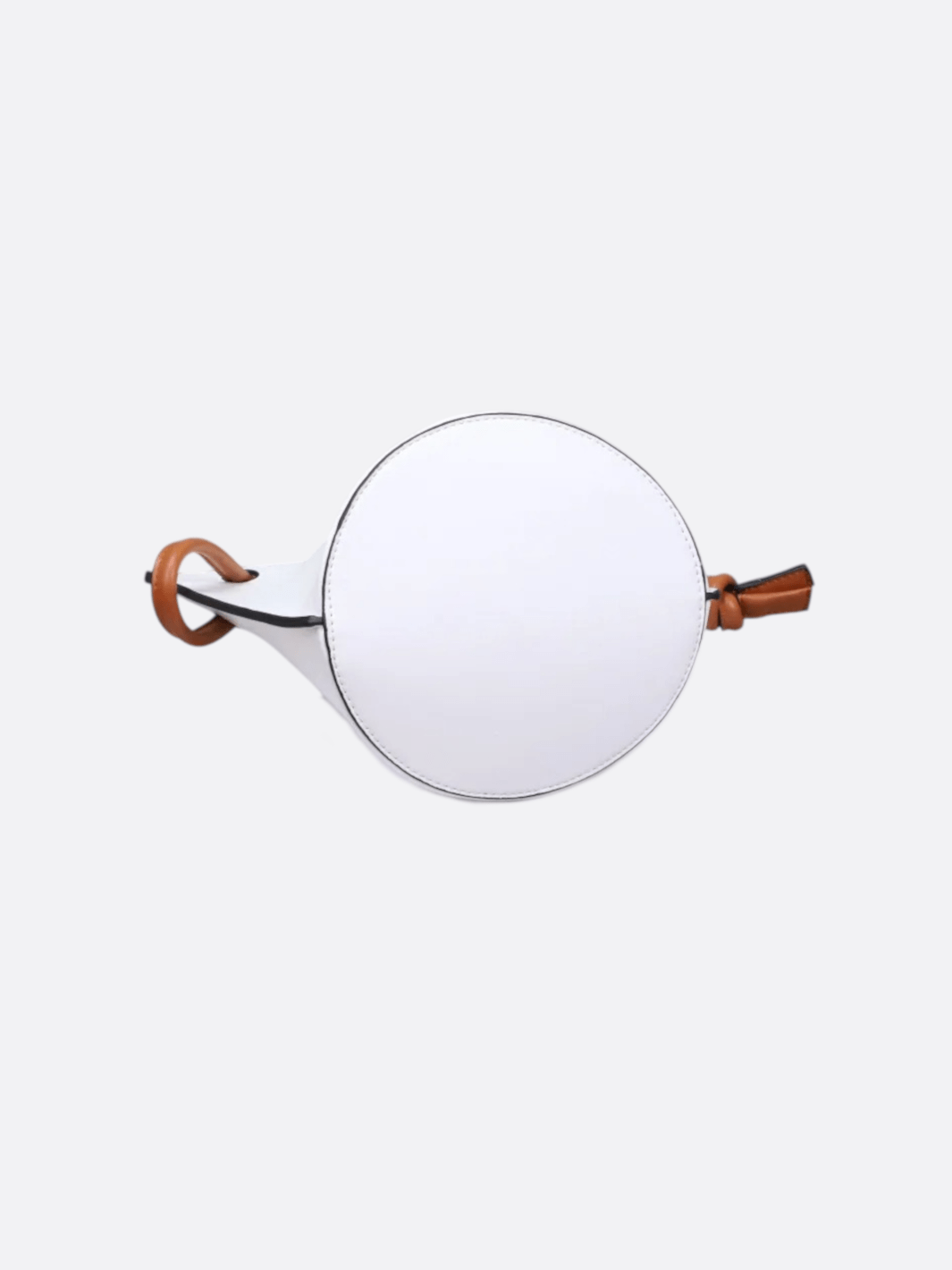 White leather bucket bag<br> Alcyon