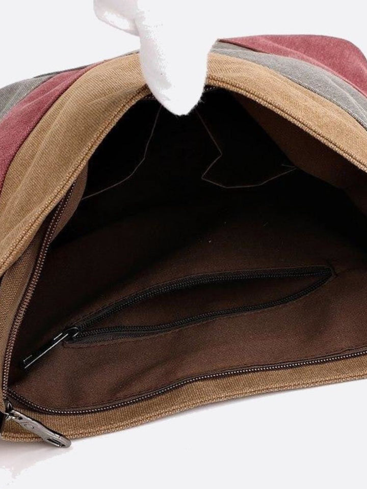 Multicolored canvas bag